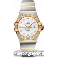 Omega Constellation Brushed Chronometer Watch 158626Y
