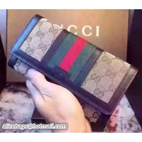 Cheap Luxury Gucci Vintage Web GG Canvas Wallet 406754 Red