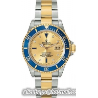 Rolex Submariner Series Submariner Date Two-Tone Steel with Diamonds and Sapphires Mens Wristwatch 16613CDD