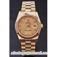 Rolex Day-Date Golden Surface Watch-RD3817