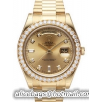 Rolex Day Date II Watch 218348A