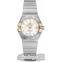 Omega Constellation Brushed Chronometer Watch 158625K