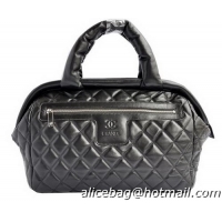 Buy New Cheap Chanel Coco Cocoon Satchel Bag Sheepskin A47205 Black