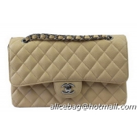 Classic Hot Cheapest Chanel 2.55 Series Bags Apricot Cannage Pattern Leather CFA1112 Silver