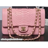 Buy Fashionable Chanel 2.55 Series Flap Bags Original Python Leather A1112SA Gold