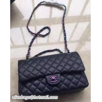 Trendy Design Chanel 2.55 Series Double Flap Bag Original Lambskin Leather A1112 Black