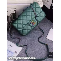 Discount Fashion Chanel Classic Flap Bags Original Leather CF1112 Green