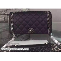 Lower Price Chanel Classic Flap Bag Original Deerskin Leather A9318 Black