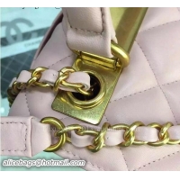 Unique Discount Chanel Classic Top Flap Bag Original Leather A98079 Pink