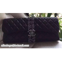 Best Quality Chanel Clutch Original Sheepskin Leather A9012 Black