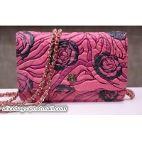Fashion Wholesale Chanel Rose mini Flap Bag Sheepskin Leather A33814R Pink