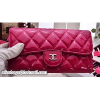Well Crafted Chanel Tri-Fold Wallet Iridescent Leather CHA2603 Rose