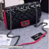 Classic Specials Chanel 2.55 Series Flap Bag Original Lambskin A3379 Black&Red