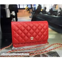 Good Quality Chanel mini Flap Bag Cannage Pattern A8373 Red Gold