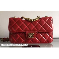 Comfortable Chanel Classic Flap Bag Original Leather A33572 Red