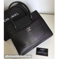 Top Design Chanel Tote Bag Original Sheepskin Leather A24601 Black