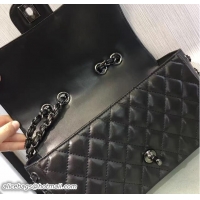 Stylish Chanel Calfskin Coco Corset Flap Small Bag A98748 Black