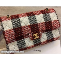 Discount Fashion Chanel Tweed and Lambskin Classic Flap Bag A01112 05