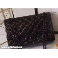 Trendy Design Chanel Wax Leather 2.55 Reissue Size 225 Classic Flap Bag So Black 7041708