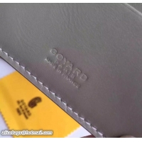New Product Goyard Short 6 Card Slots Bi-Fold Wallet 020085 Grey