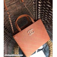 Famous Chanel CC Shopping Tote Bag 90303 Khaki