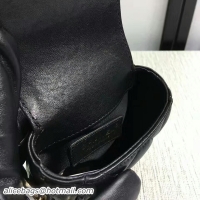 Feminine Chanel Sheepskin Leather Shoulder Bag 7023 Black