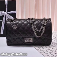 Grade Quality Chanel 2.55 Series Bags Sheepskin B56987 Black