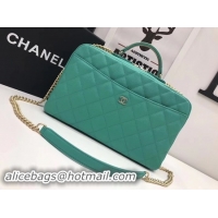 Original Cheap Chanel Shoulder Bag Original Caviar Leather CHA6599 Green