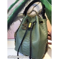 Buy Discount Chanel Original Crocodile Leather Tote Bag CH5528 Green