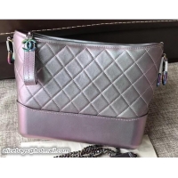 Famous Chanel Gabrielle Medium Hobo Bag A93824 Iridescent Purple