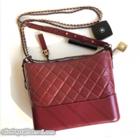 Best Price Chanel Gabrielle Medium Hobo Bag A93824 Red 2018