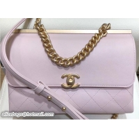 Good Product Chanel Coco Luxe Small Flap Bag A57086 Pink 2018