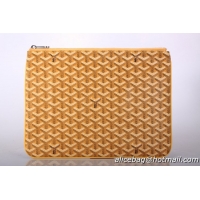 Discount 2014 Goyard New Design Ipad Bag Small Size 020113 Yellow