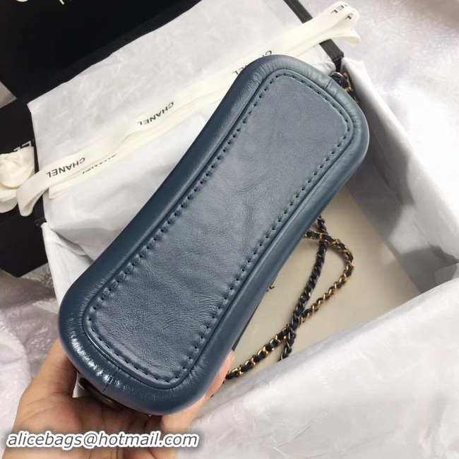 Perfect CHANEL GABRIELLE Original Small Hobo Bag A91810 Blue