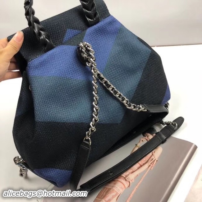 Grade Quality CHANEL Small Backpack 33659 Blue&black
