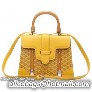 2015 New Fashion Goyard Small Saigon Tote Bag With Strap PM 8941 Yellow
