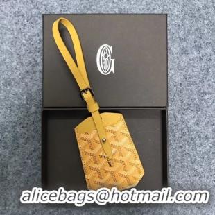Low Cost Goyard Bag Charm 02001 Yellow