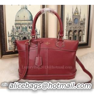 Popular Style Louis Vuitton Suhali Leather LOCKIT PM Bags M43220 Burgundy