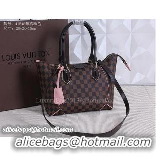 Unique Style Louis Vuitton Damier Ebene Canvas CAISSA TOTE Bag PM N41548 Pink