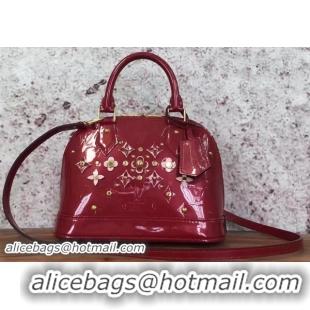 Good Quality Louis Vuitton Monogram Vernis ALMA BB M90989 Red