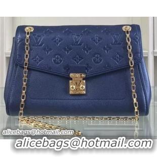 Best Grade Louis Vuitton Monogram Empreinte St Germain PM Bag M48949 Blue
