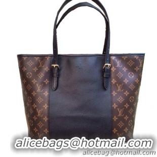 Cheap Price Louis Vuitton Monogram Canvas Shoper Tote Bag M40166 Black
