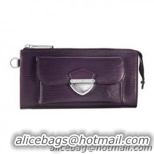 Classic Practical Louis Vuitton EPI Leather Astrid Wallet M6659K Cassis