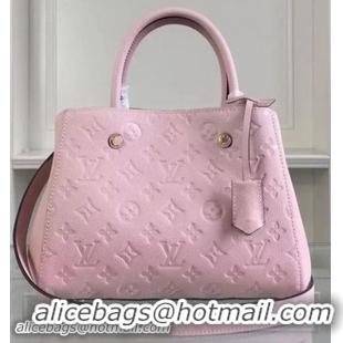 Shoulder Carry Louis Vuitton Monogram Empreinte MONTAIGNE BB Bag M50665 Pink