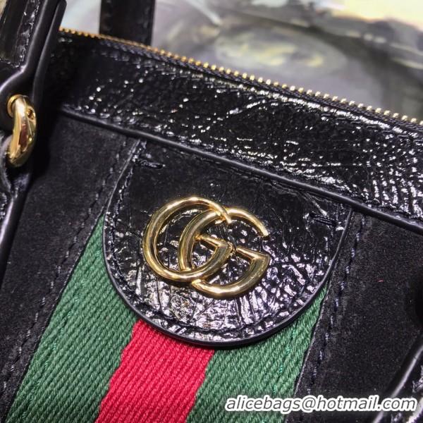 Enough Gucci Ophidia Small Suede Tote Bag 547551 Black