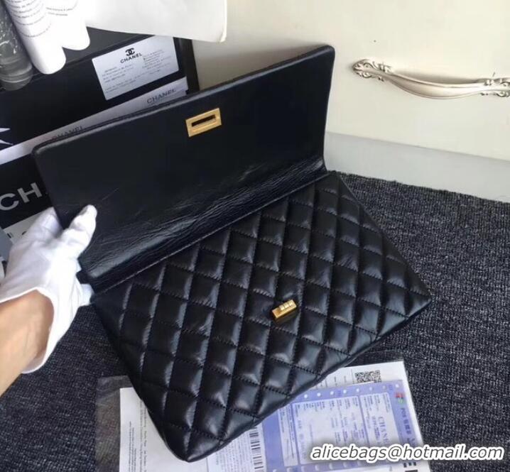 Best Product Chanel classic clutch Lambskin & Gold-Tone Metal 35629 black