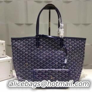 Grade Product Goyard Saint Louis Tote Bag PM 2376 Navy Blue