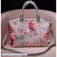 Modern Gucci Blooms Canva Medium Top Handle Bag 341503 Light Pink