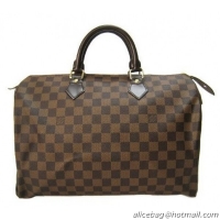 Louis Vuitton Damier Ebene Canvas Speedy 35 N41523