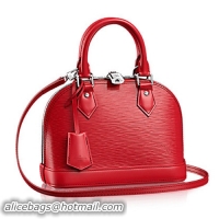 Buy Cheapest Louis Vuitton Epi Leather Alma BB M40850 Carmine